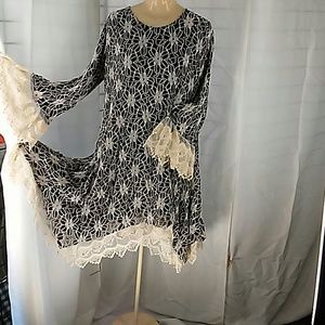 Adorn brand lace overlay dress